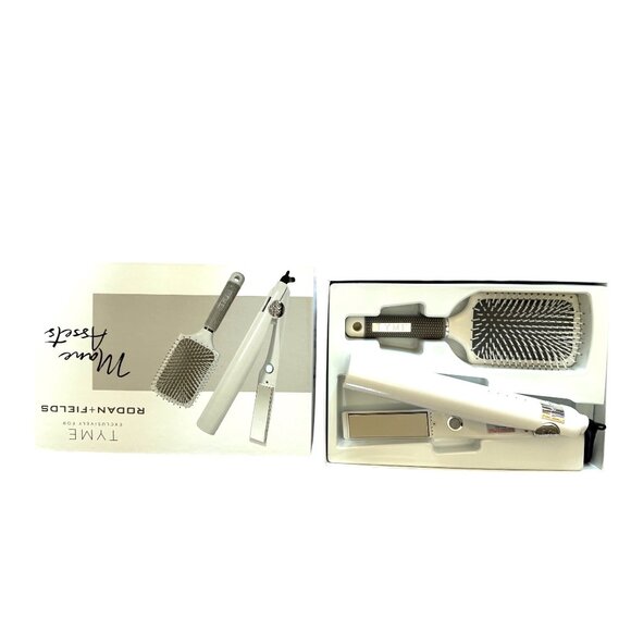 Tyme Hair Curling IronStyling Set With Brush & Styling Tool NEW